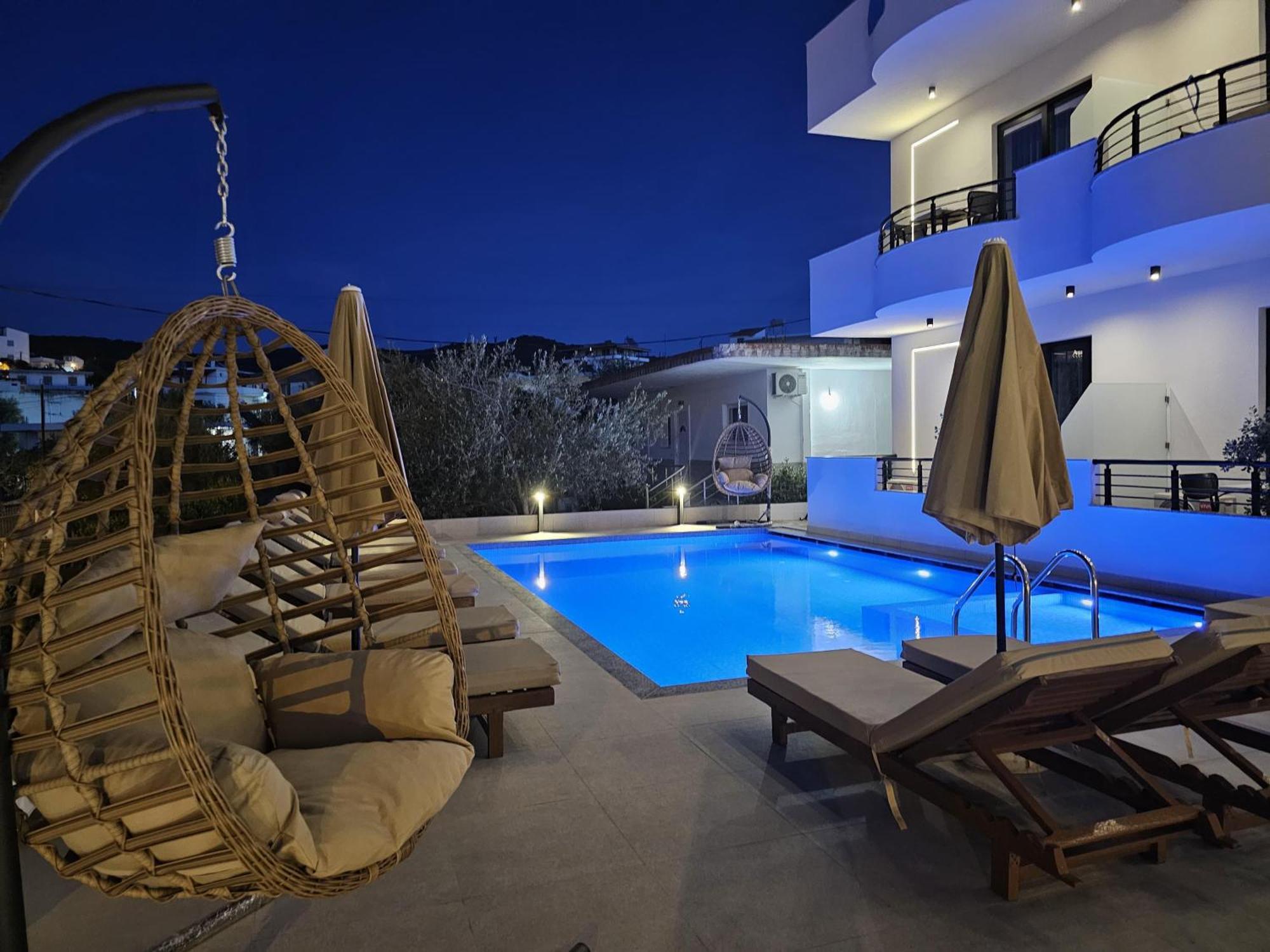 Monel Hotel Ксаміл Екстер'єр фото