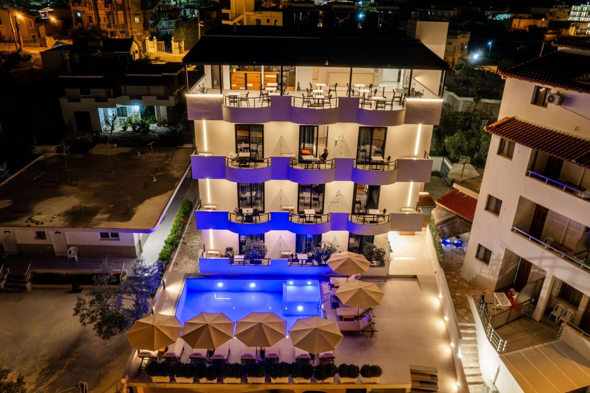 Monel Hotel Ксаміл Екстер'єр фото